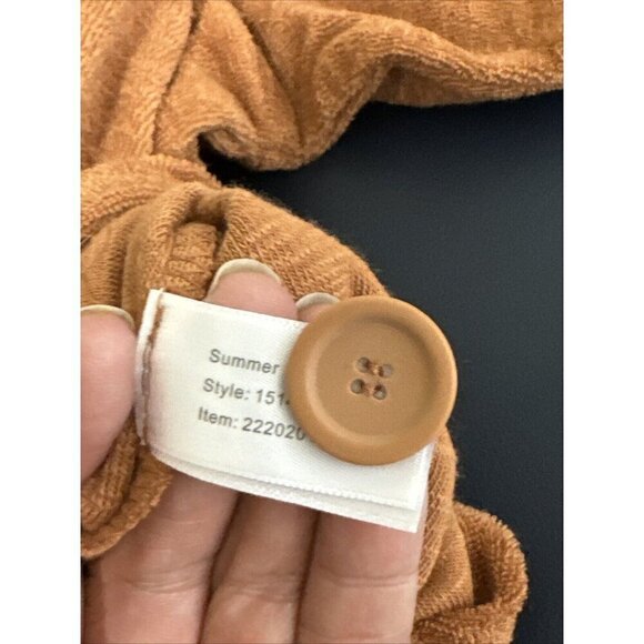 Marine Layer Women's L Terry Out Resort Shirt Sierra NWT Terra Cotta - Picture 15 of 16